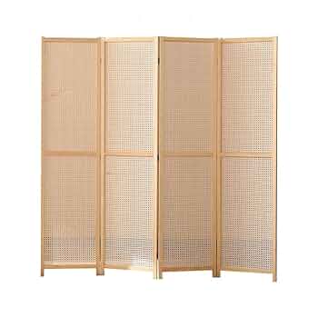 ラタン 衝立 パーテーション 目隠し 間仕切り 天然 スクリーン 4連 434273-img.jpg